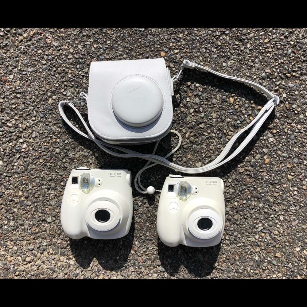Fujifilm Polaroid Camera (two count) with Case